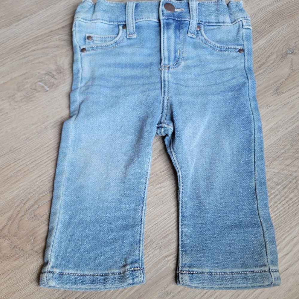Old Navy Boys Denim Pants 10 Blue Cotton Stretch Casual Summer Mid Wash